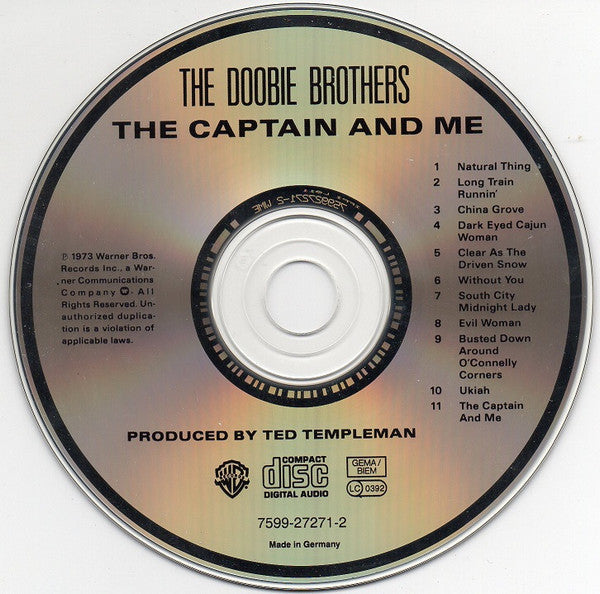 The Doobie Brothers : The Captain And Me (CD, Album, RE, RM)