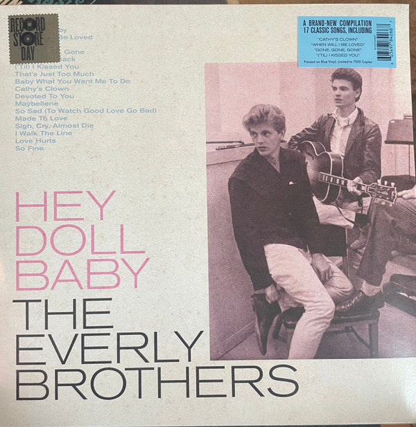 Everly Brothers : Hey Doll Baby (LP, Comp, Ltd, RM, S/Edition, Blu)