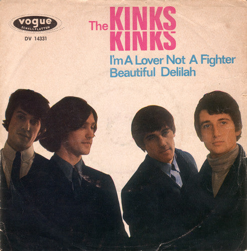 The Kinks : I'm A Lover Not A Fighter / Beautiful Delilah (7", Single)