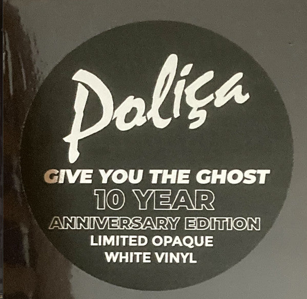 Poliça : Give You The Ghost (LP, Album, RP, Whi)