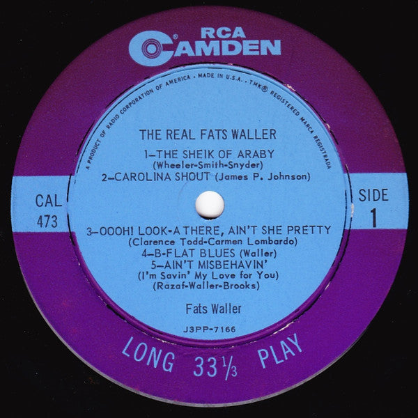 Fats Waller - The Real Fats Waller (LP Tweedehands) - Discords.nl