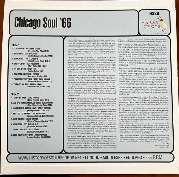 Various : Chicago Soul ‘66 (LP, Comp)