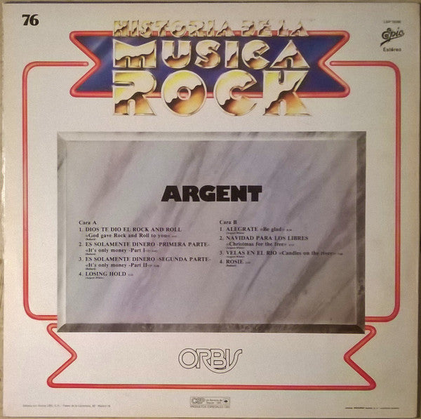 Argent : In Deep (LP, Album)