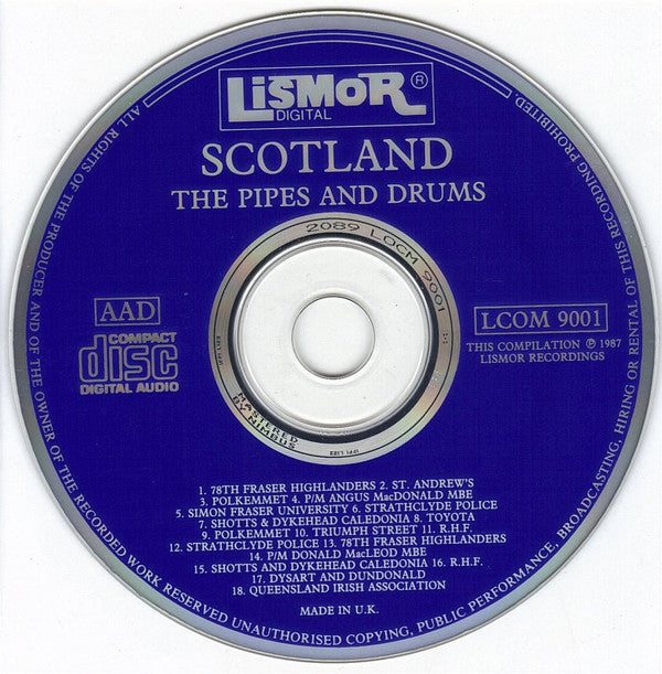 Various : Scotland - The Pipes And Drums (CD, Comp)