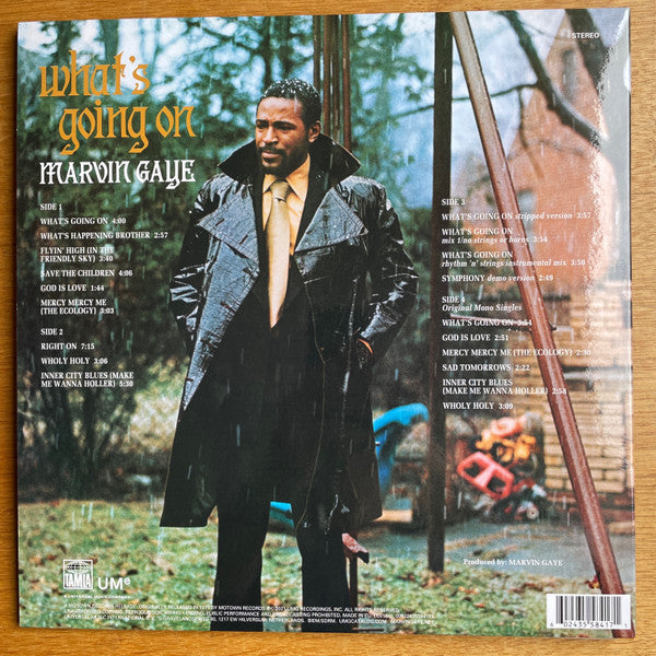 Marvin Gaye : What's Going On (LP, Album, RE + LP, Comp, Mono + Album, RE, 180)