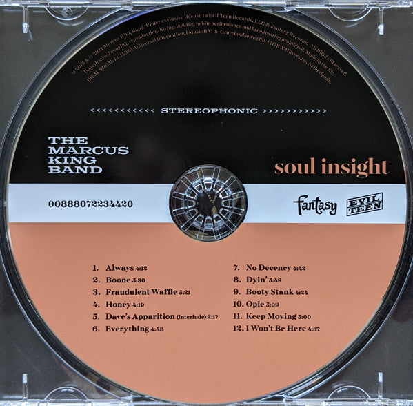 The Marcus King Band : Soul Insight (CD, Album, RE)