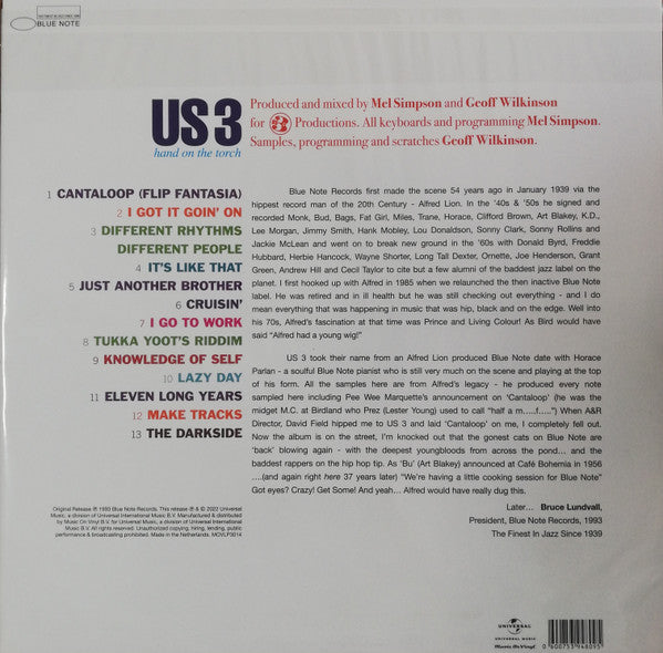 Us3 : Hand On The Torch (LP, RE, 180)