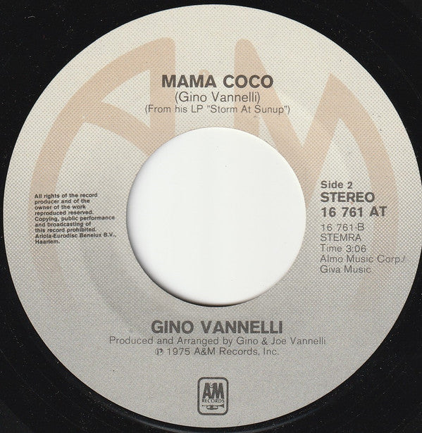 Gino Vannelli : Jack Miraculous (7")