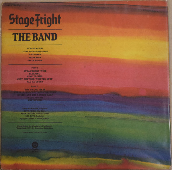 The Band : Stage Fright (LP, Album)