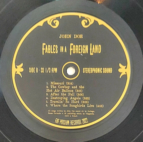 John Doe (2) : Fables In A Foreign Land (LP, Album)
