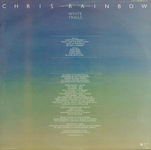 Chris Rainbow : White Trails (LP, Album)