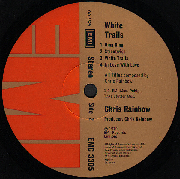 Chris Rainbow : White Trails (LP, Album)