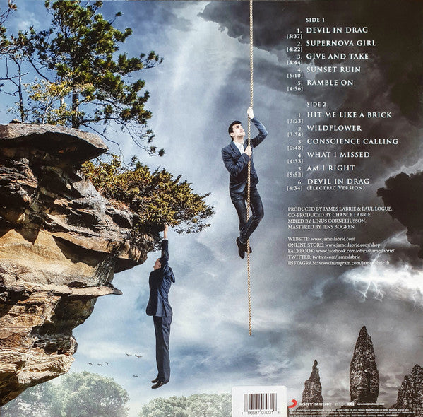 James LaBrie : Beautiful Shade Of Grey (LP, Album, Yel + CD, Album + Ltd)