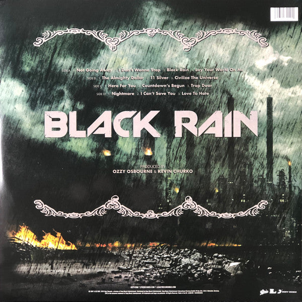 Ozzy Osbourne : Black Rain (2xLP, Album, RE)