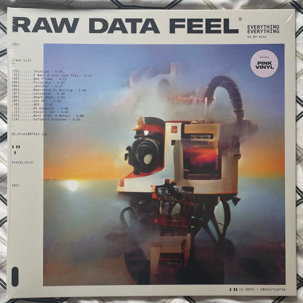 Everything Everything : Raw Data Feel (LP, Album, Ltd, Pin)