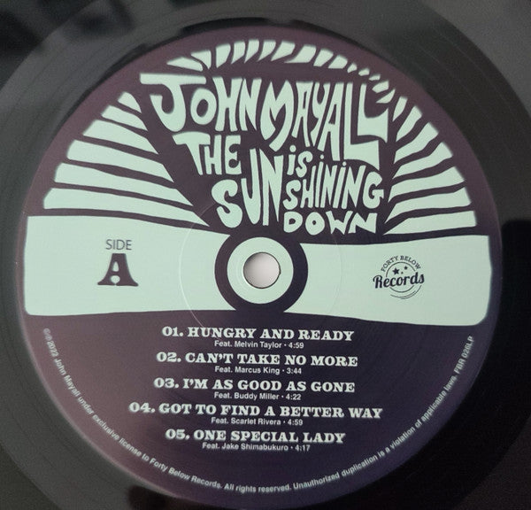 John Mayall : The Sun Is Shining Down (LP, Album)