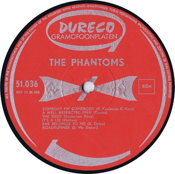 The Phantoms (3) : The Phantoms (LP, Album)