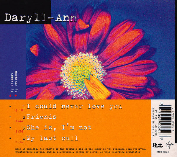 Daryll-Ann : I Could Never Love You EP (CD, EP, Dig)