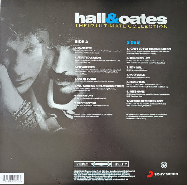 Daryl Hall & John Oates : Their Ultimate Collection (LP, Comp)