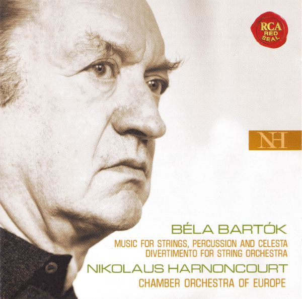 Béla Bartók - Nikolaus Harnoncourt, The Chamber Orchestra Of Europe : Music For Strings, Percussion And Celesta / Divertimento For String Orchestra (CD, Advance, Album + CD, Comp, Promo)