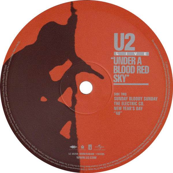 U2 : Live "Under A Blood Red Sky" (LP, MiniAlbum, RM)