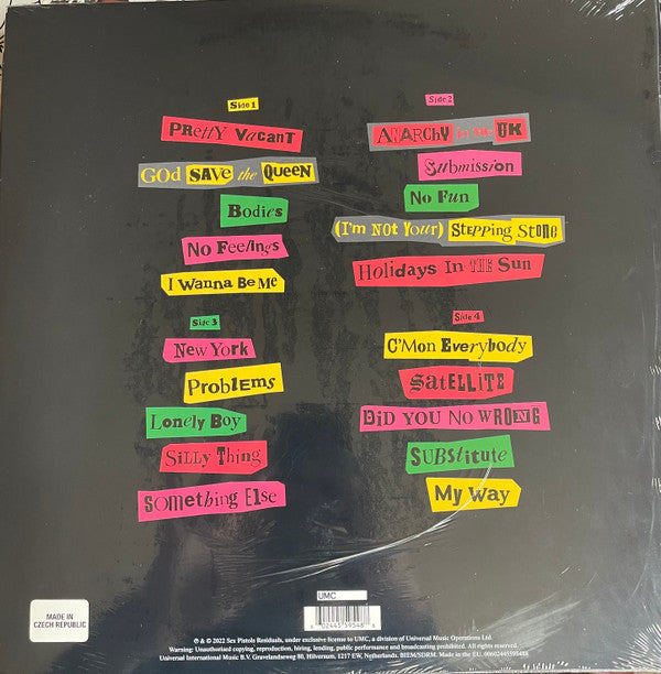 Sex Pistols : The Original Recordings  (2xLP, Comp, RM, 180)