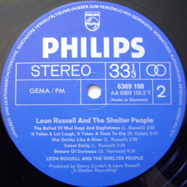 Leon Russell : Leon Russell And The Shelter People (LP, Album)