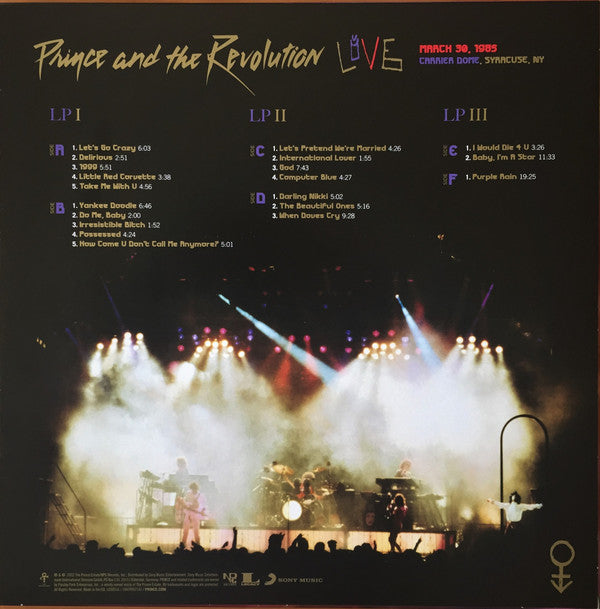 Prince And The Revolution : Live (3xLP, Album, RE, RM)