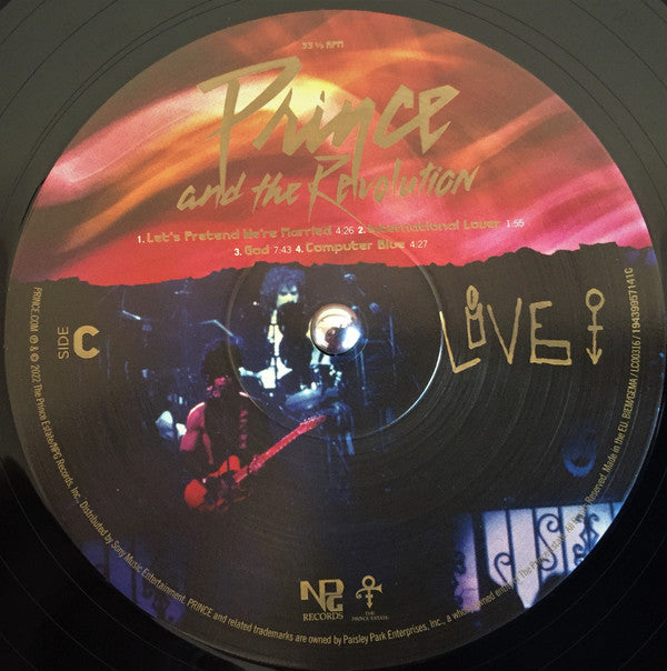 Prince And The Revolution : Live (3xLP, Album, RE, RM)