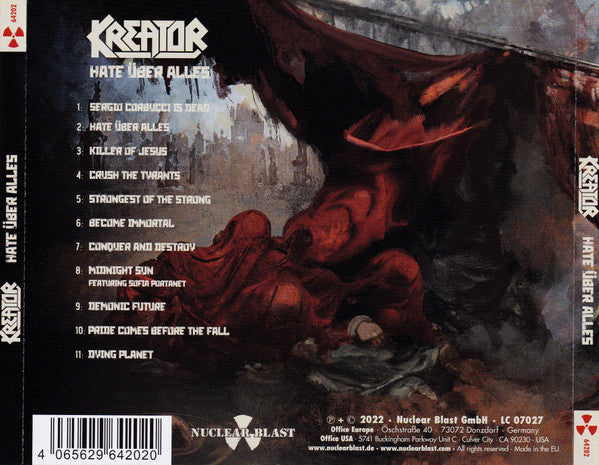 Kreator : Hate Über Alles (CD, Album)