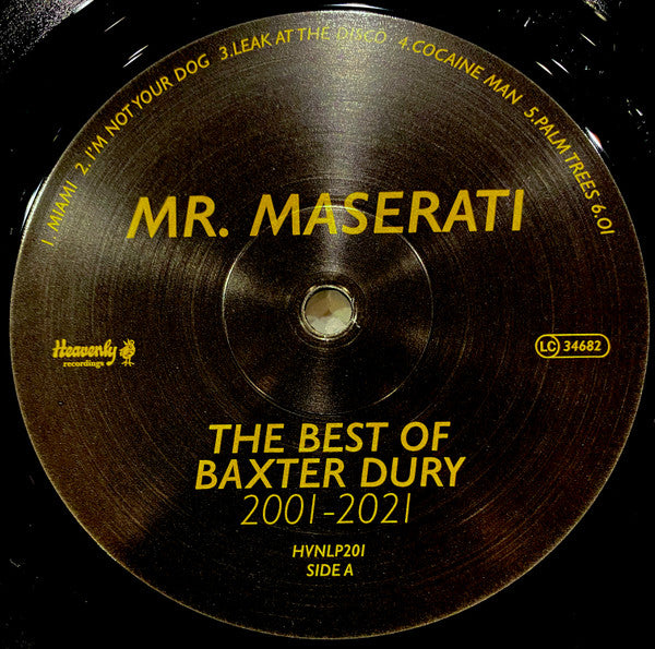 Baxter Dury : Mr. Maserati - Best Of Baxter Dury 2001-2021 (LP, Comp)
