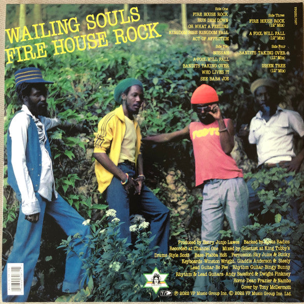 Wailing Souls : Fire House Rock (LP, Album, RE, RM + 12", RM)