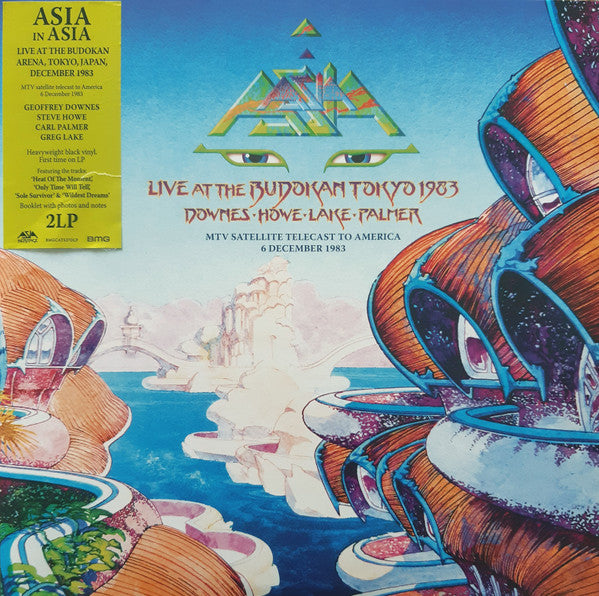 Asia (2) : Live At The Budokan Tokyo 1983 (MTV Satellite Telecast To America 6 December 1983) (2xLP, Album, RM)