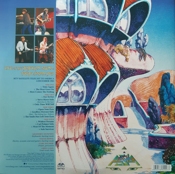 Asia (2) : Live At The Budokan Tokyo 1983 (MTV Satellite Telecast To America 6 December 1983) (2xLP, Album, RM)