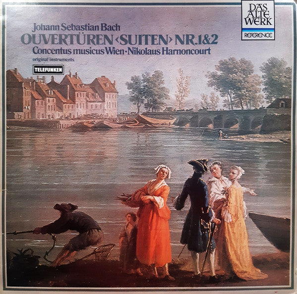 Johann Sebastian Bach, Nikolaus Harnoncourt, Concentus Musicus Wien : Ouvertüren Suiten Nr. 1 & 2 (LP, RE)
