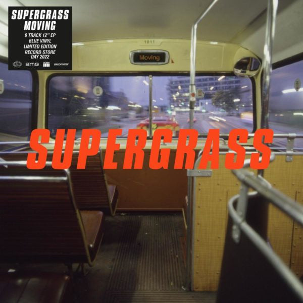 Supergrass : Moving (12", EP, Ltd, RE, Blu)