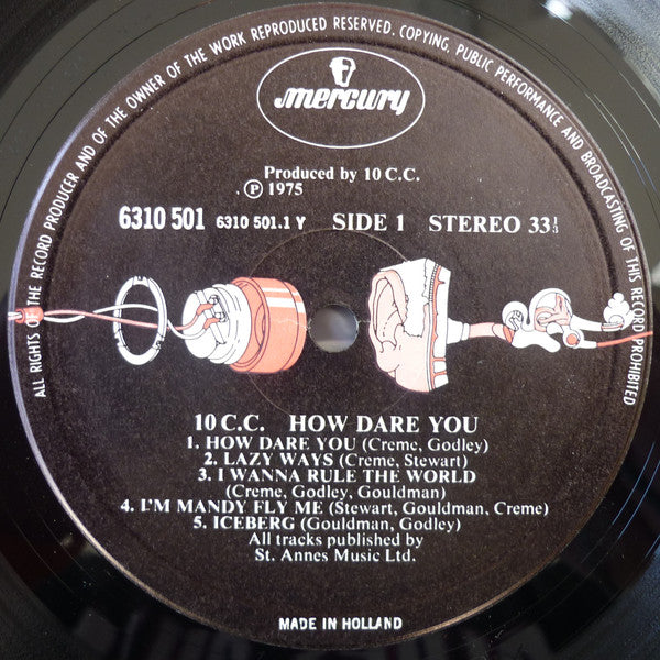 10cc : How Dare You! (LP, Album, Gat)