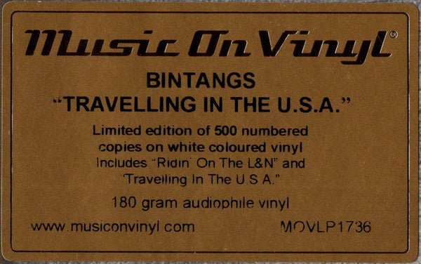 Bintangs : Travelling In The U.S.A. (LP, Album, Ltd, Num, Whi)