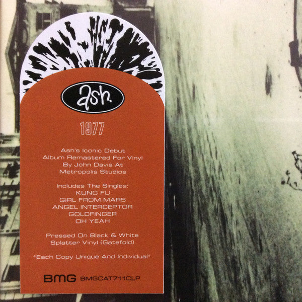 Ash : 1977 (LP, Album, RE, RM, Whi)