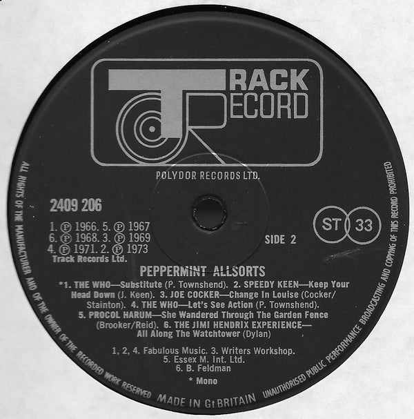 Various : Peppermint Allsorts (LP, Comp)