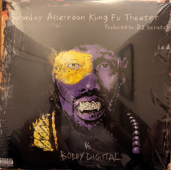 RZA Vs Bobby Digital : Saturday Afternoon Kung Fu Theater (LP, Whi)