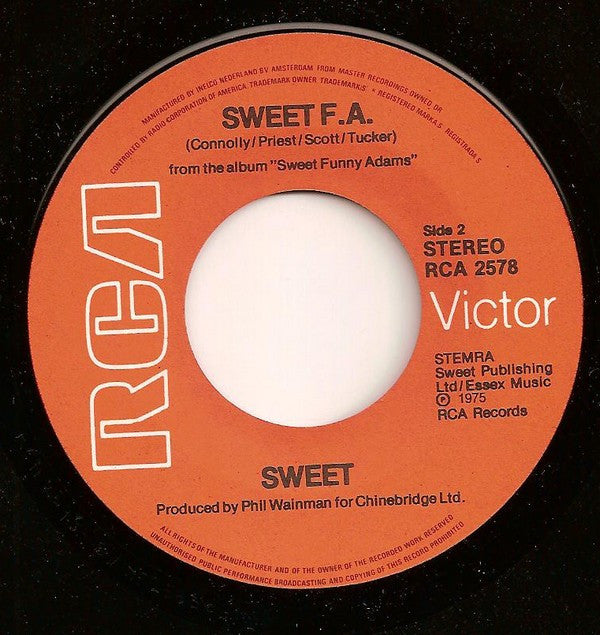 The Sweet : Action (7", Single)