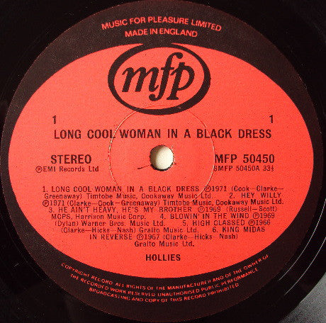 The Hollies : Long Cool Woman In A Black Dress (LP, Comp)