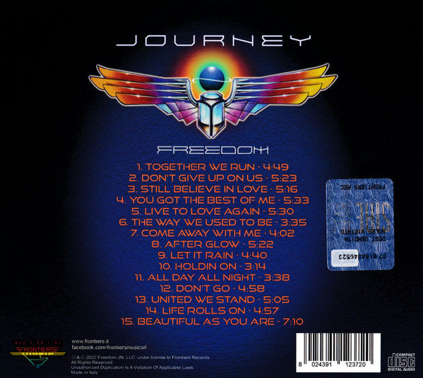 Journey : Freedom (CD, Album, Dig)