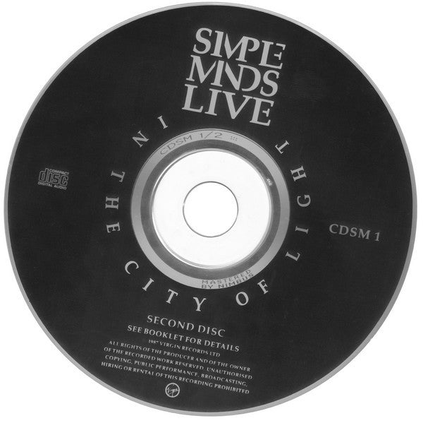 Simple Minds - Live In The City Of Light (CD Tweedehands) - Discords.nl