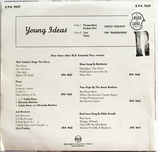 Chico Holiday / The Tradewinds (7) : Young Ideas (7", EP, Mono)