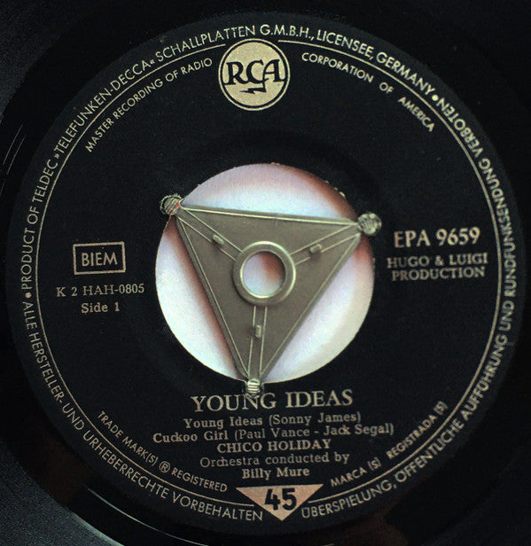 Chico Holiday / The Tradewinds (7) : Young Ideas (7", EP, Mono)