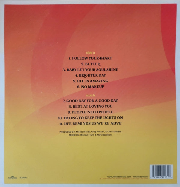 Michael Franti And Spearhead : Follow Your Heart (LP, Album, Ltd, Tra)