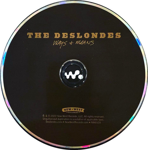 The Deslondes : Ways & Means (CD, Album)