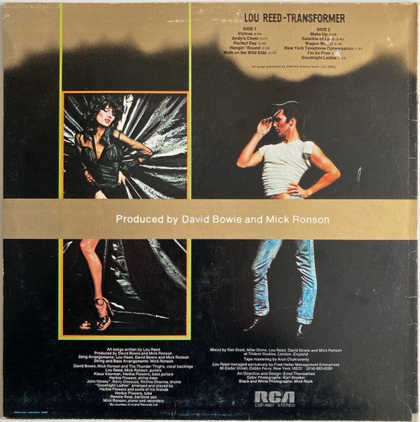 Lou Reed : Transformer (LP, Album, RE)